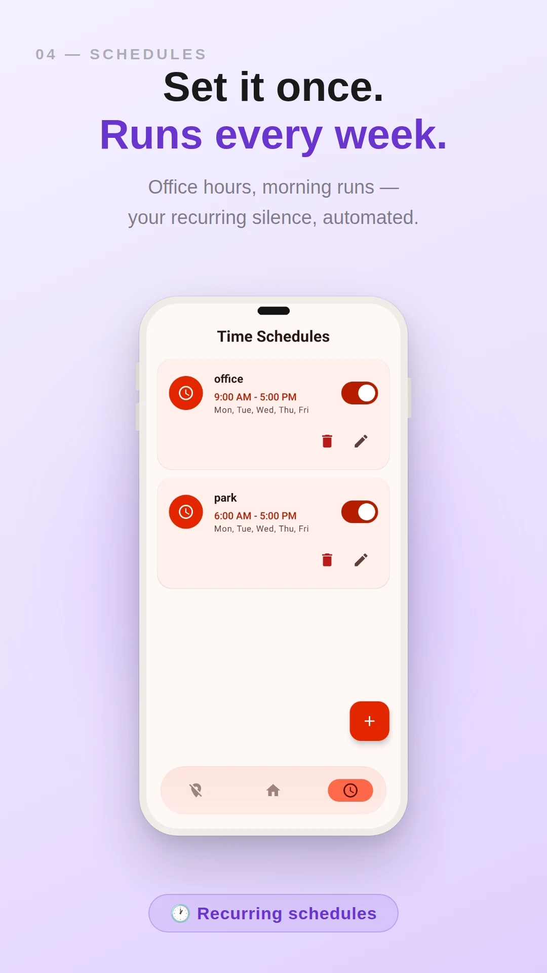 Auto Silent by Location & Time screenshot
